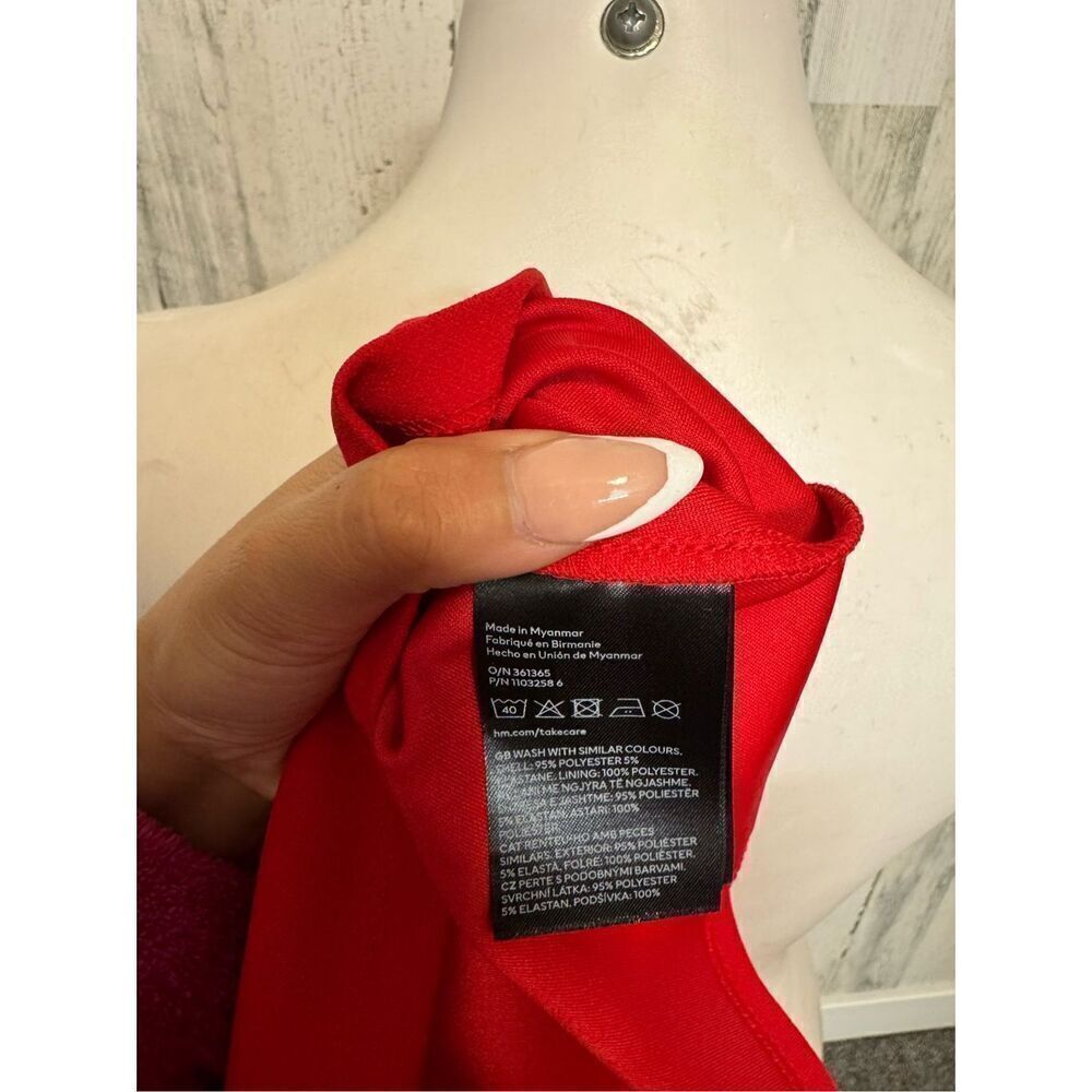 H&M Red blouse - Picture 2 of 7